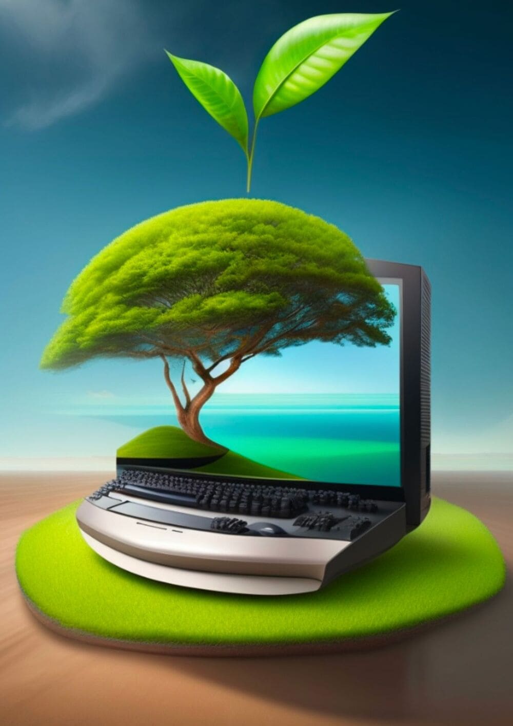 éco green seo ordinateur digital numérique