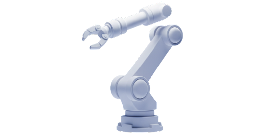 Bras robotique white clay